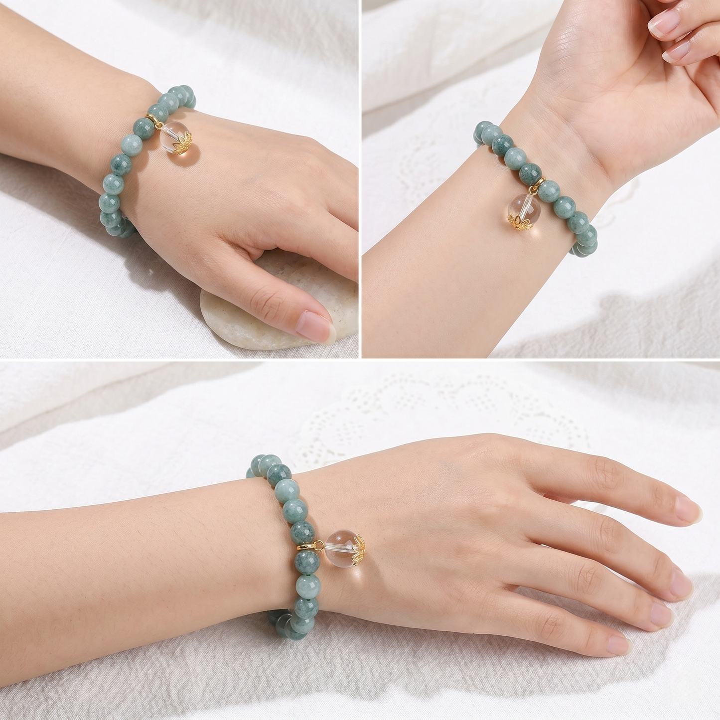 Aquamarine Breath Bead | The Inner Peace Collection