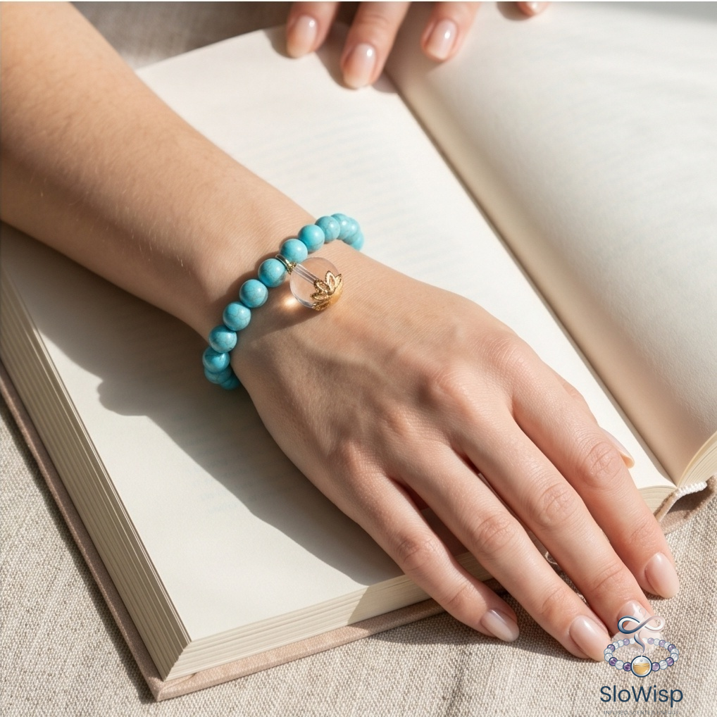 Turquoise Breath Bead | The Abundance Collection