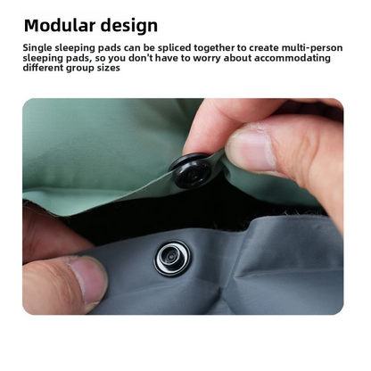 Camping Sleeping Pad with Quick-Inflate Foot Pump