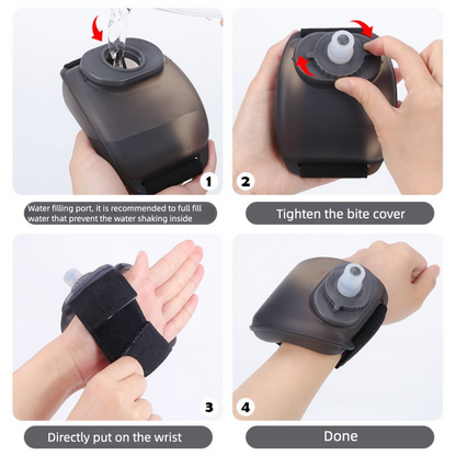 Wrist Water Bottle (2 PCS）