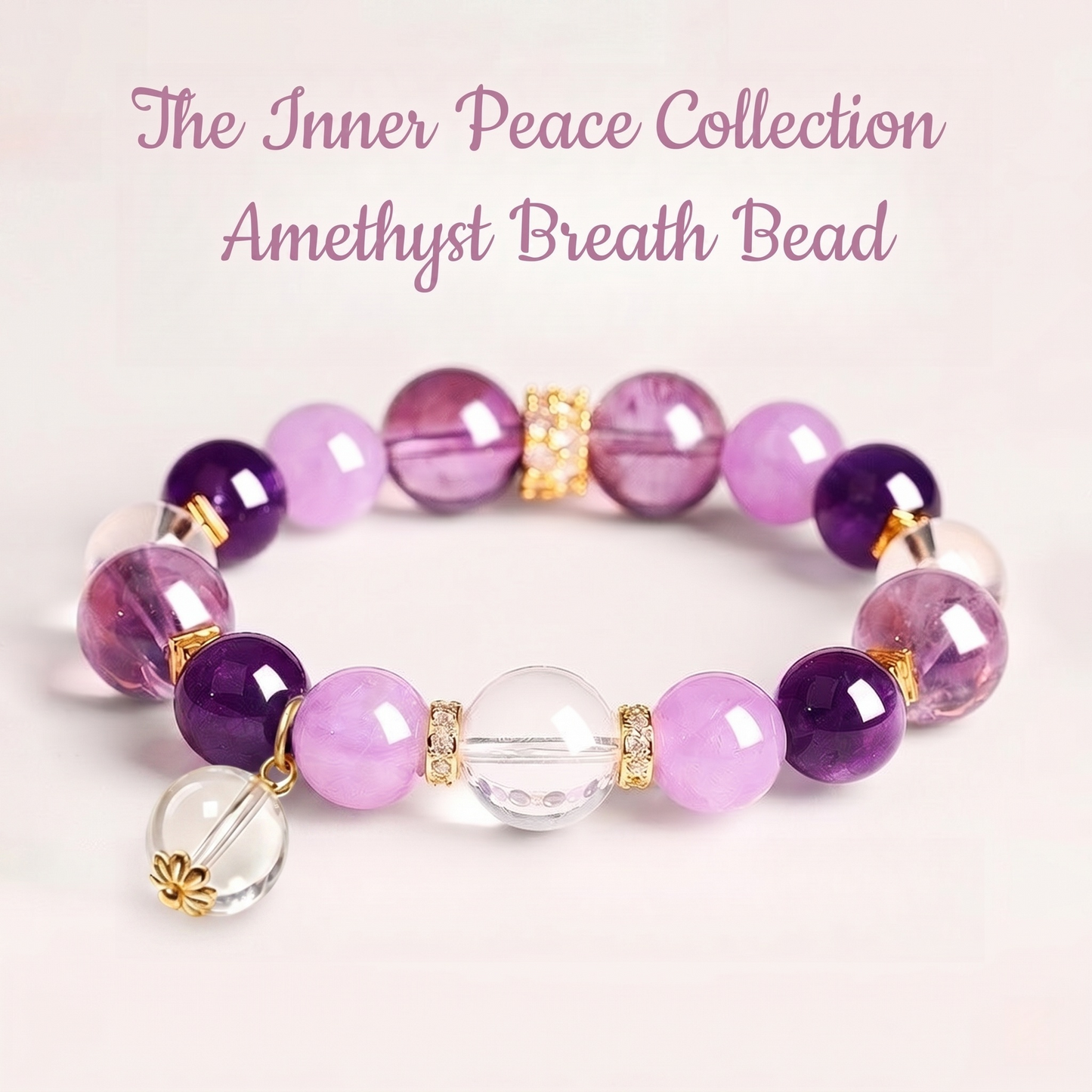 The Inner Peace Collection | Amethyst Breath Bead