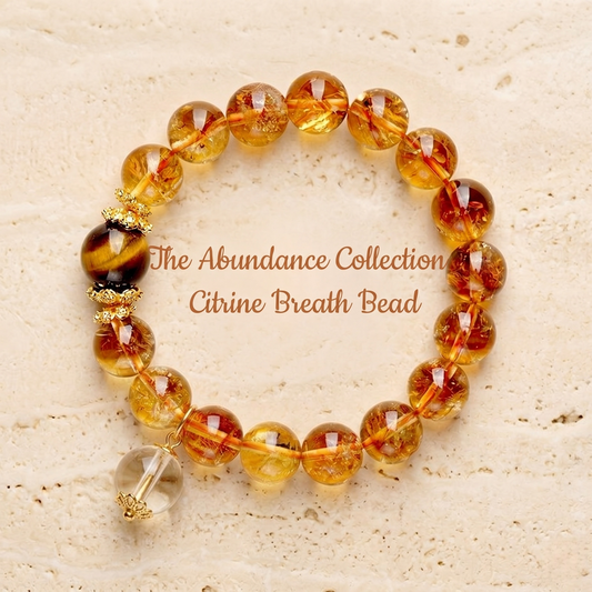 The Abundance Collection | Citrine Breath Bead