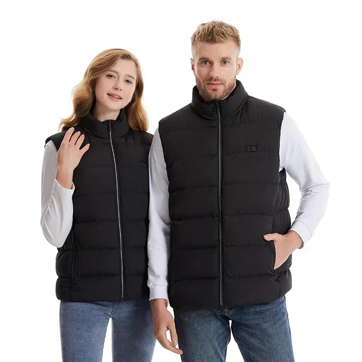 🔥 2025 Updated Version Two-touch 15Heat Zones LED Controller Heated Vest For Men & Women With Battery Pack