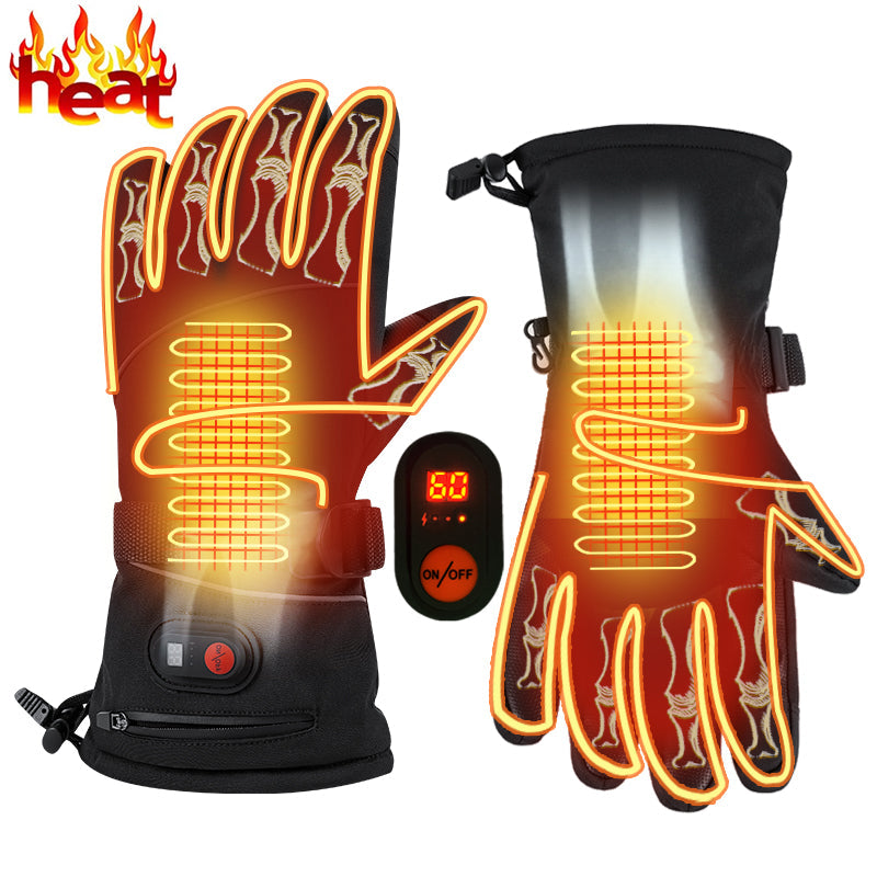 HEATENERGY Rechargeable Heated Gloves with Battery Pack for Cold Weather