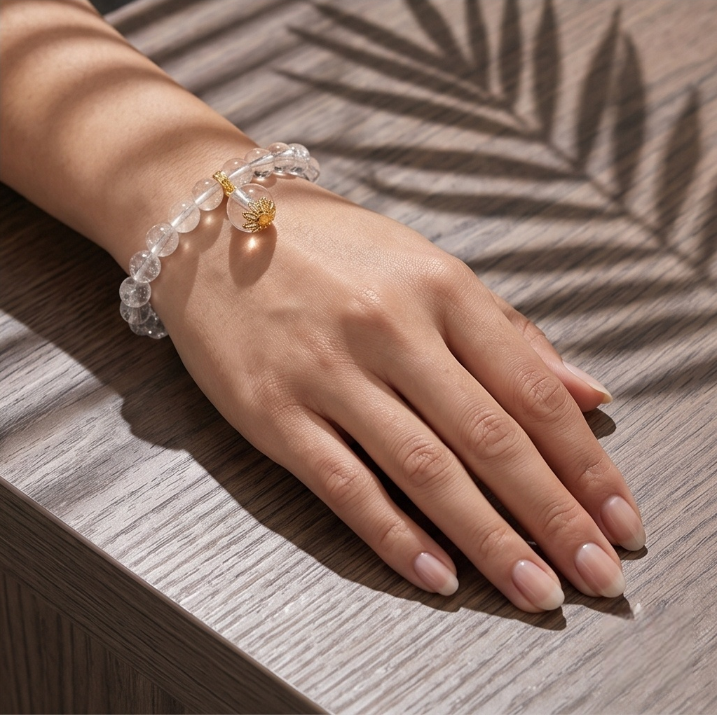 Clear Quartz Breath Bead | The Inner Peace Collection (The Ultimate Energy Amplifier)