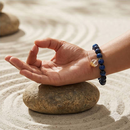 Blue Tiger's Eye Breath Bead | The Abundance Collection