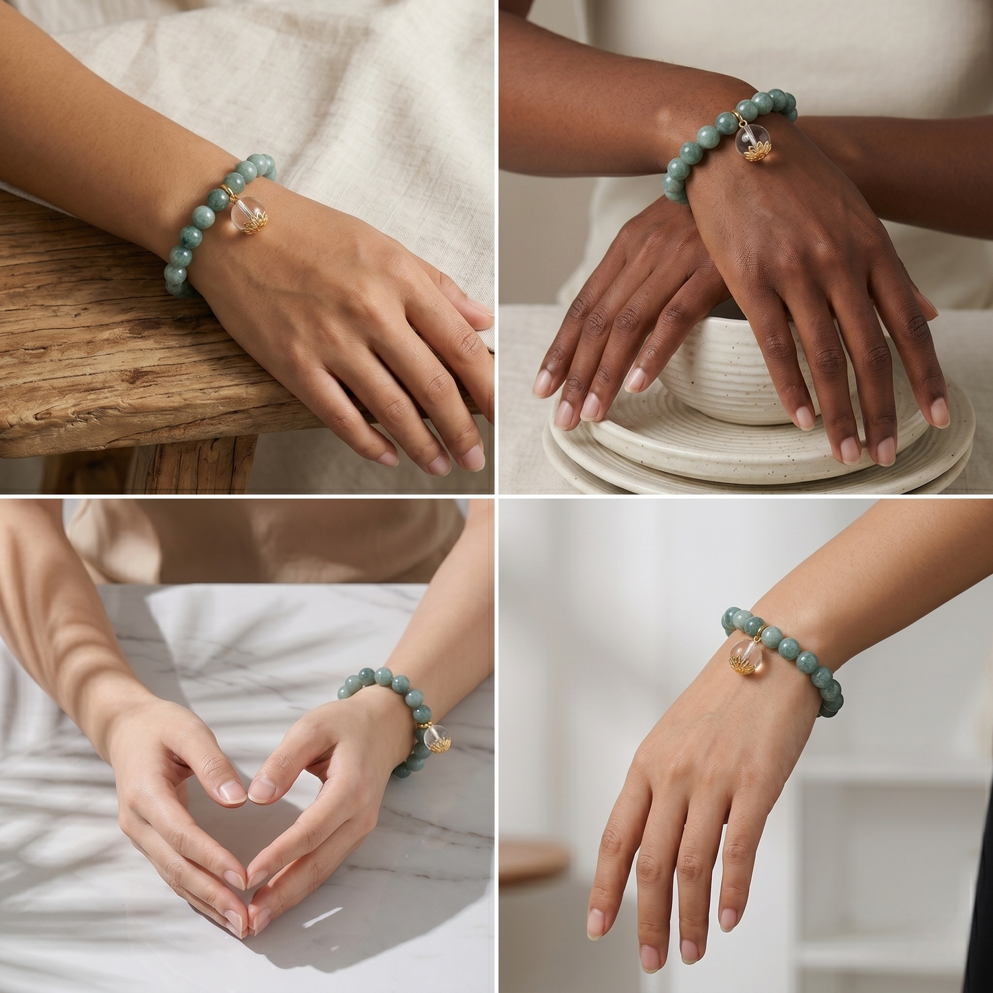 Aquamarine Breath Bead | The Inner Peace Collection