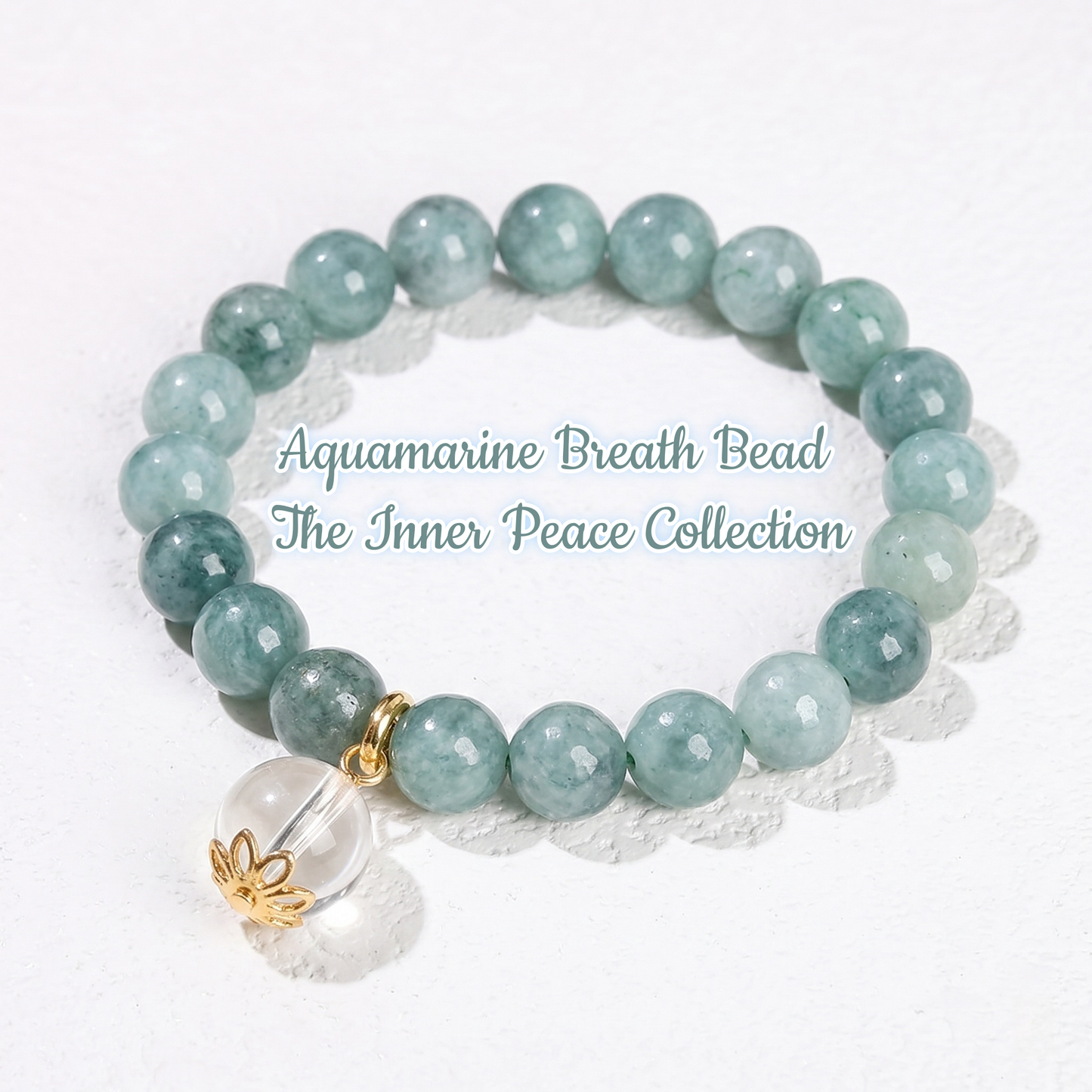 Aquamarine Breath Bead | The Inner Peace Collection