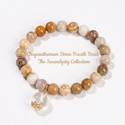 Chrysanthemum Stone Breath Bead | The Serendipity Collection