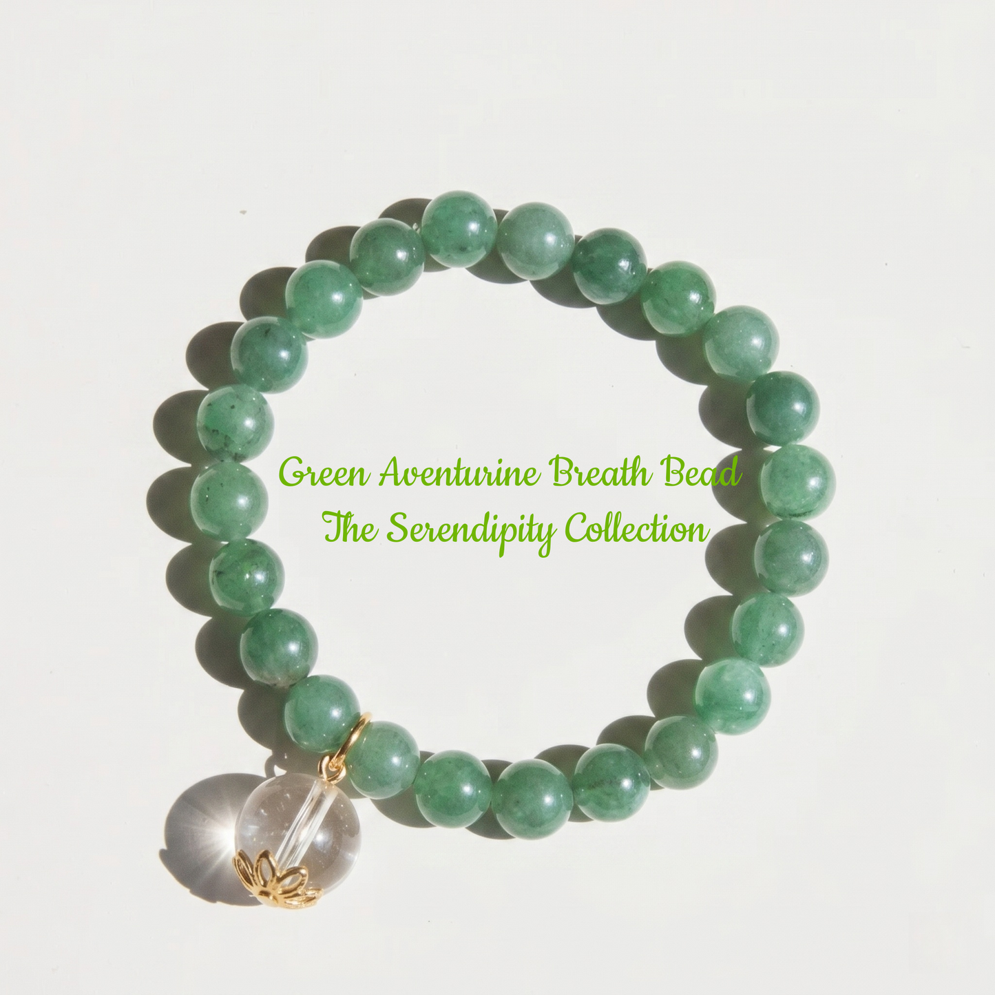 Green Aventurine Breath Bead | The Serendipity Collection