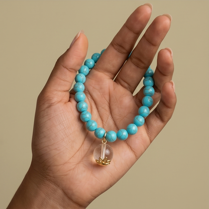 Turquoise Breath Bead | The Abundance Collection