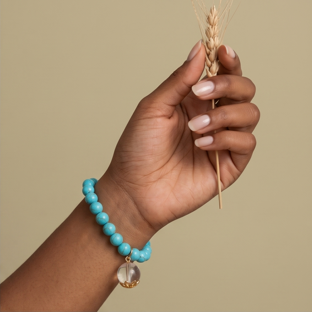 Turquoise Breath Bead | The Abundance Collection