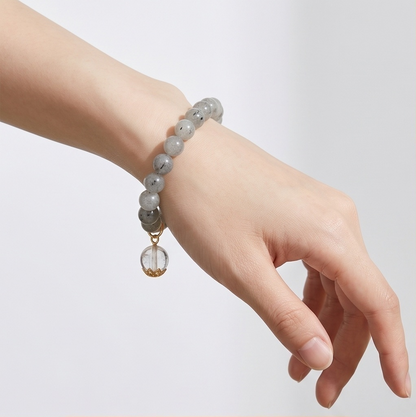 Rainbow Moonstone Breath Bead | The Serendipity Collection