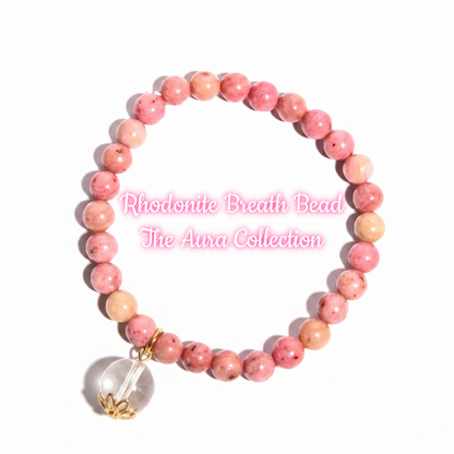 Rhodonite Breath Bead | The Aura Collection