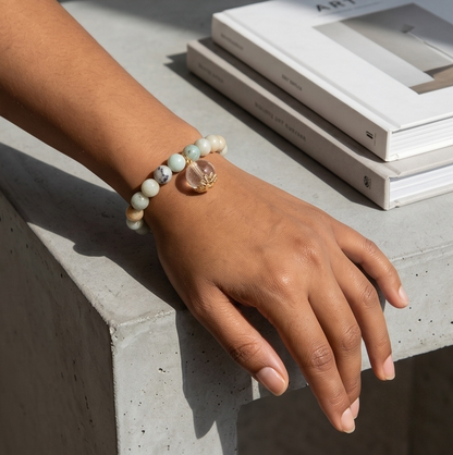 Amazonite Breath Bead | The Inner Peace Collection