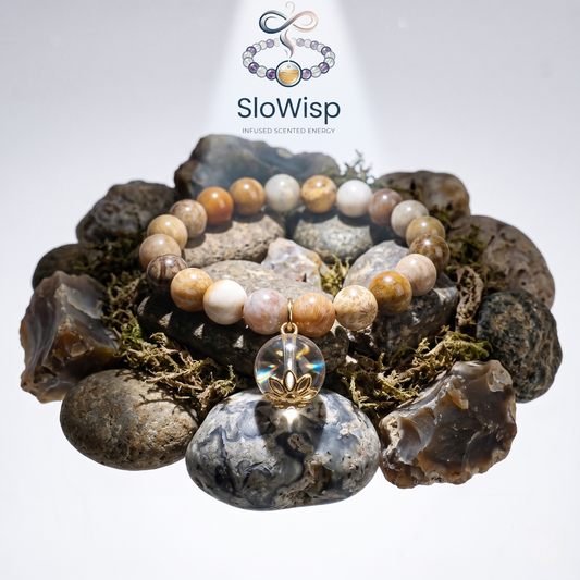 Chrysanthemum Stone Breath Bead | The Serendipity Collection