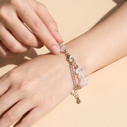 Raw Clear Quartz Chip Breath Bead | The Inner Peace Collection