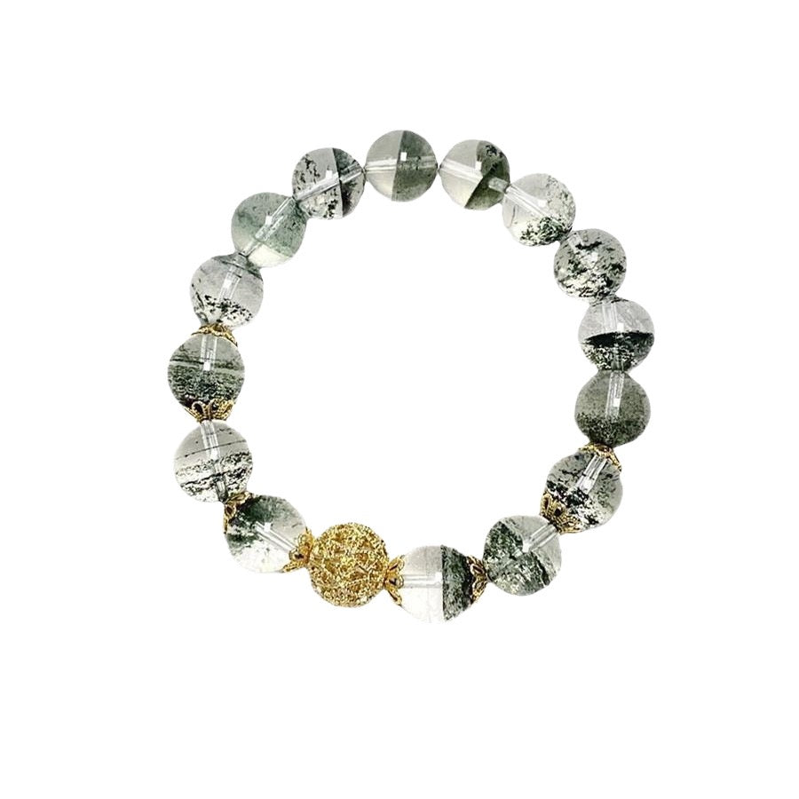The Serendipity Collection | Green Phantom Breath Bead
