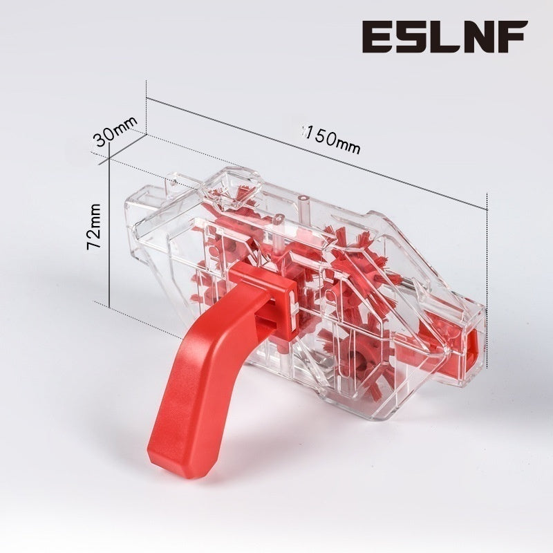 Bicycle chain cleaner, suitable for mountain and road bikes, transparent and visual immersion-type chain cleaning tool for removing oil and dirt