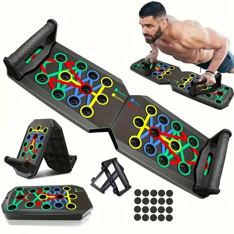 Push-up board for men and women Multifunctional detachable push-up bar for strength training Portable home gym exercise equipment fitness level