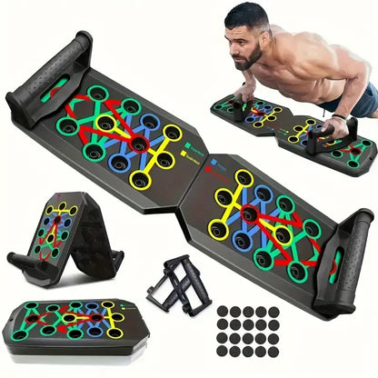 Push-up board for men and women Multifunctional detachable push-up bar for strength training Portable home gym exercise equipment fitness level