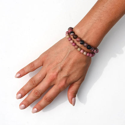 Rhodonite Breath Bead | The Aura Collection